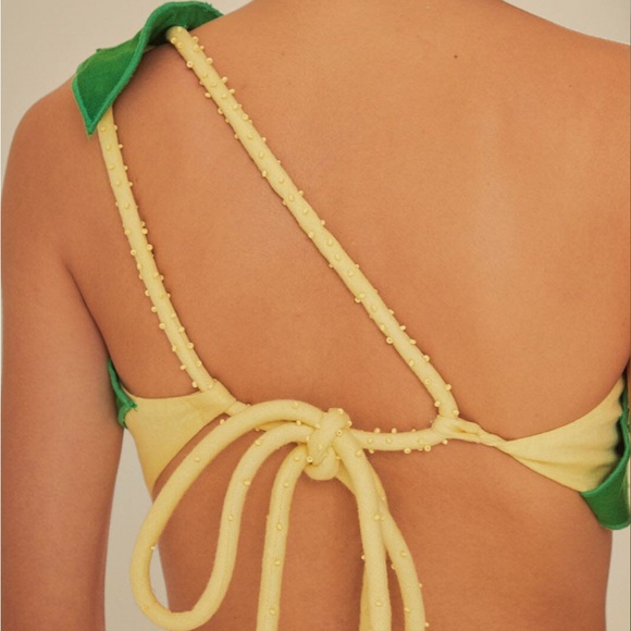 Farm Rio Palm Tree Cutwork Midi Dress - Picture 7 of 9